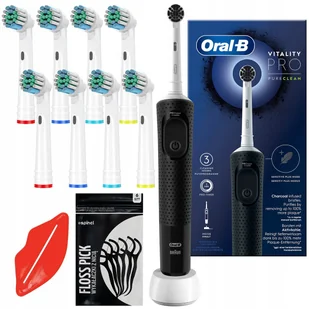 Oral-B Vitality Pro Protect XClean 2szt. Fioletowo-czarny - Szczoteczki elektryczne - miniaturka - grafika 11
