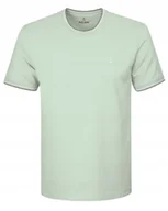 Koszulki męskie - T-SHIRT Męski LATE Elegancka Koszulka MIĘTOWA Bawełna Pika L Pako Jeans - miniaturka - grafika 1