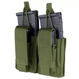 Condor - Ładownica Kangaroo Mag Pouch Gen II na magazynek AR-15 i pistoletowy - Podwójna - Olive Drab - 191232-001 - Odzież taktyczna i umundurowanie - miniaturka - grafika 1