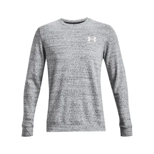 Męska bluza dresowa nierozpinana UNDER ARMOUR UA RIVAL TERRY LC CREW - szara - Bluzy sportowe męskie - miniaturka - grafika 1
