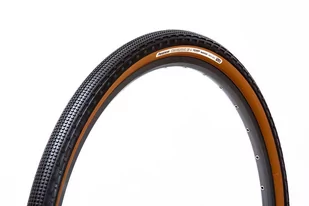 Opona rowerowa Panaracer GravelKing + 700x38C czarno-brązowa aramid (grubszy bieżnik) - Opony rowerowe - miniaturka - grafika 1