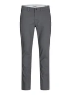 Spodnie męskie - Jack & Jones Spodnie chino "Marco" w kolorze antracytowym - miniaturka - grafika 1