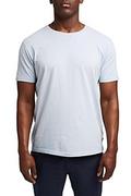 Koszulki męskie - ESPRIT Męski T-shirt, 420 / szary niebieski, XXL - miniaturka - grafika 1