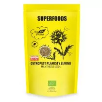 Bio Planet Ostropest Plamisty Ziarno BIO 200g - - Zdrowa żywność - miniaturka - grafika 1