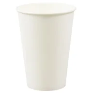 Dekoracje i nakrycia stołu na imprezę - Kubki papierowe białe (10 szt.) - miniaturka - grafika 1