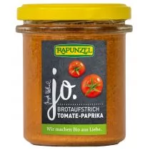 RAPUNZEL PASTA POMIDOROWO - PAPRYKOWA Z ORZECHAMI NERKOWCA (SŁOIK) BIO 140 g - - Pasty warzywne - miniaturka - grafika 1