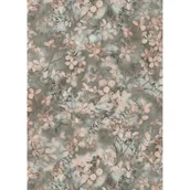 Tapety - Tapeta winylowa na flizelinie pastelowe listki zielone ciemne - miniaturka - grafika 1