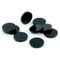Crafters Znaczniki akryl czarne okrągłe 20x3mm 10szt - Crafters - Akcesoria do gier planszowych - miniaturka - grafika 1