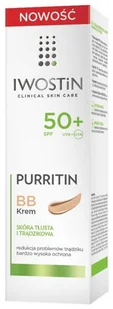 Iwostin Purritin krem BB SPF 50+ 30ml - Kremy BB - miniaturka - grafika 1