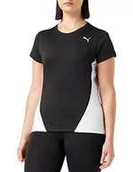 Koszulki i topy damskie - Puma top damski Cross The Line Tee w T-Shirt, czarny, s 515105 01 - miniaturka - grafika 1