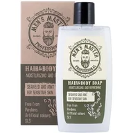 Żele pod prysznic dla mężczyzn - Płyn MENS MASTER Seaweed and Mint 260 ml - miniaturka - grafika 1