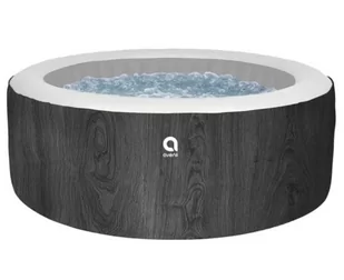 VELACO Jacuzzi dmuchane SPA basen ogrodowy okrągły AVENLI VANCOUVER 2-4 osobowe 175x70 cm w zestawie z pompą filtrującą i panelem sterowania kolor SZARY - Baseny ogrodowe - miniaturka - grafika 1