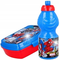 Bidony dla dzieci - SPIDERMAN ŚNIADANIÓWKA LUNCH BOX + BIDON 400ml - miniaturka - grafika 1