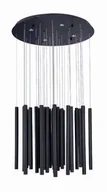 Lampy sufitowe - LAMPA WISZĄCA NOVI B metalowa czarna loftowa 37 x LED - miniaturka - grafika 1