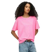 Koszulki i topy damskie - Superdry Studios Luźna Koszulka z Opadającymi Ramionami - miniaturka - grafika 1