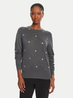 Swetry damskie - Lola Casademunt by Maite Sweter MF2511012 Szary Regular Fit - miniaturka - grafika 1