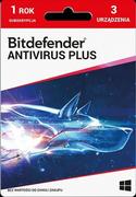 Gry PC Cyfrowe - Bitdefender Antivirus Plus 3 urządzenia - 12 miesięcy - miniaturka - grafika 1