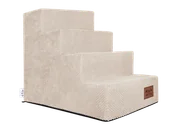 Legowiska dla psów - PETTO Schodki dla psa Takai 4 stopnie beżowe - miniaturka - grafika 1