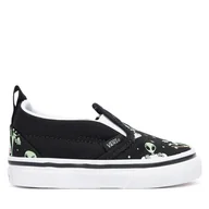 Buty dla chłopców - Tenisówki Vans Slip-On V VN000D0SYJ71 Czarny - miniaturka - grafika 1