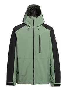 Quiksilver Zamek błyskawiczny męski zielony XL - Kurtki narciarskie - miniaturka - grafika 1