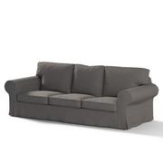 Dekoria Pokrowiec na sofę Ektorp 3-osobową nierozkładaną grafit 216 x 83 x 73 cm Edinburgh 610-115-77
