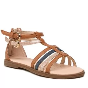 Sandały Geox - J S.Karly G. D J7235D 0BCKC C6N4B S Cognac/Avio - Sandały damskie - miniaturka - grafika 1