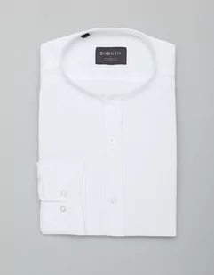 koszula limina 00407 długi rękaw biały tailored fit - Koszule męskie - miniaturka - grafika 1