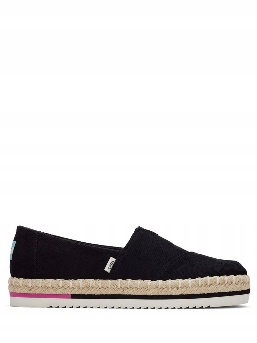 TOMS DAMSKIE ESPADRYLE CZARNE WSUWANE 36,5 16IA