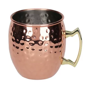Kubek stalowy w kolorze młoteczkowany 500ml - Kubki termiczne - miniaturka - grafika 1