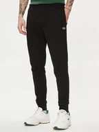 Spodnie sportowe męskie - Lacoste Spodnie dresowe XH9624 Czarny Regular Fit - miniaturka - grafika 1