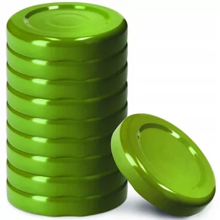 Metalowe wieczka do słoików i butelek Falla 10 szt. 43mm zielone - Pojemniki kuchenne Metalowe wieczka do słoików i butelek Falla 10 szt. 43mm zielone - Pojemniki kuchenne - miniaturka - grafika 1