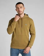 Bluzy męskie - Lee Plain Hoodie Męska Bluza Klasyczna Logo Kaptur Ammonite L80Yry85-2Xl - miniaturka - grafika 1