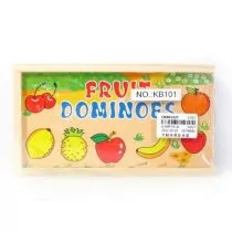 Icom Domino drewniane Owoce - Gry planszowe - miniaturka - grafika 1