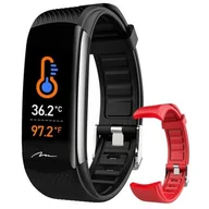 Smartband - MEDIA-TECH MT866 Czarny - miniaturka - grafika 1