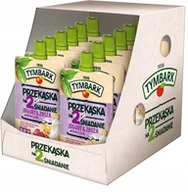 Koncentraty warzywne, przeciery - Tymbark Mus przekąska na 2 Śniadanie jogurt zboża owoce leśne 100g x 12 sztuk - miniaturka - grafika 1