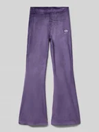 Spodnie i spodenki dla chłopców - Spodnie materiałowe o rozkloszowanym kroju z elastycznym pasem - miniaturka - grafika 1