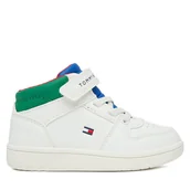 Buty dla chłopców - Sneakersy Tommy Hilfiger T1X9-34347-1355 M Biały - miniaturka - grafika 1