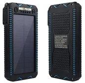 Powerbanki - Powerbank solarny Bass Polska 5956 10000 mAh (5902067626382) - miniaturka - grafika 1
