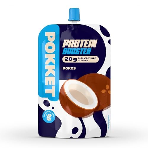 DAWTONA Pokket proteinowy kokosowy, 10 x 180g, 20g białka, przekąska białkowa, odżywka, niskokaloryczny, bez dodatku cukru, bez konserwantów, wyciskany, intensywny smak, poręczny, dla sportowców