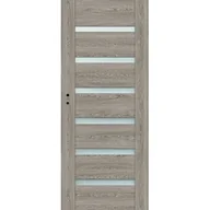 Drzwi wewnętrzne - Skrzydło drzwiowe Apus dąb szary pokój 80P - miniaturka - grafika 1