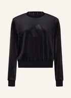 Bluzy dla dziewczynek - Adidas Bluza Nierozpinana schwarz - adidas - miniaturka - grafika 1