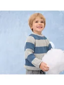 Bluzy i sweterki niemowlęce - COOL CLUB Sweter w kolorze niebiesko-błękitnym - miniaturka - grafika 1