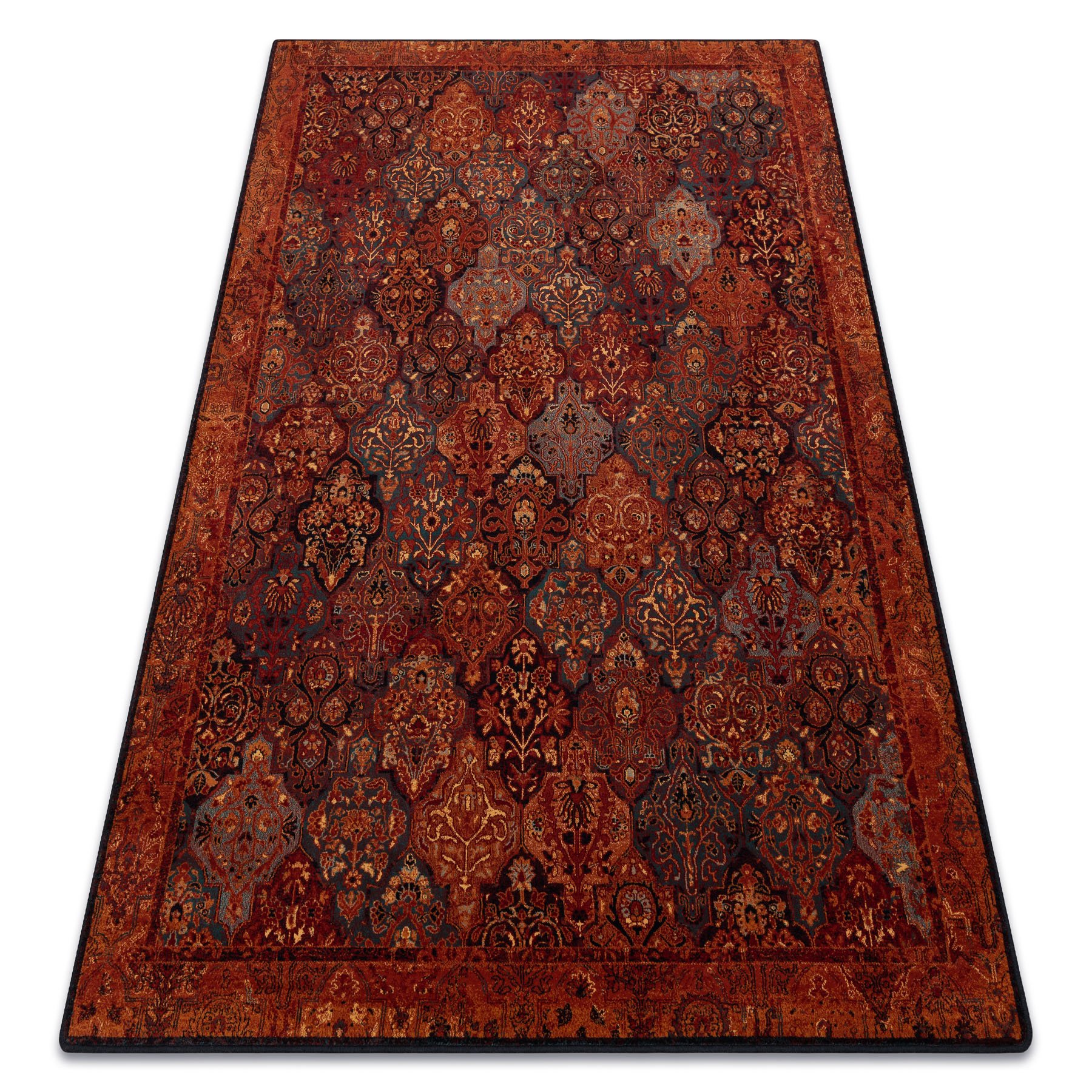 Dywan wełniany SUPERIOR KAIN rubin czerwony 300x400 cm