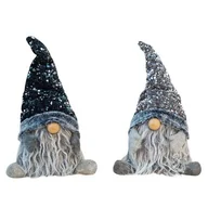 Ozdoby bożonarodzeniowe - Figurka tekstylna Skrzat siedzący 40 cm - miniaturka - grafika 1