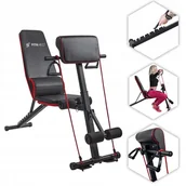 Ławki treningowe - Wielofunkcyjna regulowana ławka treningowa ćwiczeń - miniaturka - grafika 1