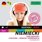 Książki do nauki języka niemieckiego - Słuchaj i mów. Niemiecki. Na poziomie A1/B1 - miniaturka - grafika 1