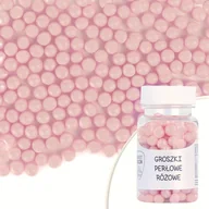 Dodatki do ciast w proszku - Posypka cukrowa GROSZKI RÓŻOWE Sweet Decor, 50 g - miniaturka - grafika 1