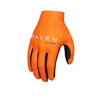 Rękawice motocyklowe - Rękawice Cross Raven RV-Zero Pomarańczowy/Ciemny granatowyL - miniaturka - grafika 1