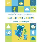 Książki edukacyjne - Przedszkolak w świecie barw i kształtów. Naklejkowa zabawa 2+ - miniaturka - grafika 1