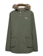 Kurtki i płaszcze dla chłopców - Jack Wolfskin Chłopięce Elk Island 3 w 1 Parka, Thyme Green, 116 - miniaturka - grafika 1